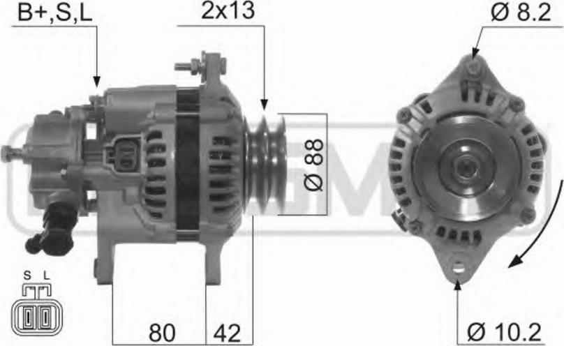 Messmer 210596 - Генератор vvparts.bg