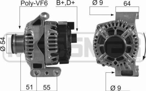 Messmer 210547A - Генератор vvparts.bg