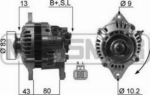 Messmer 210555A - Генератор vvparts.bg