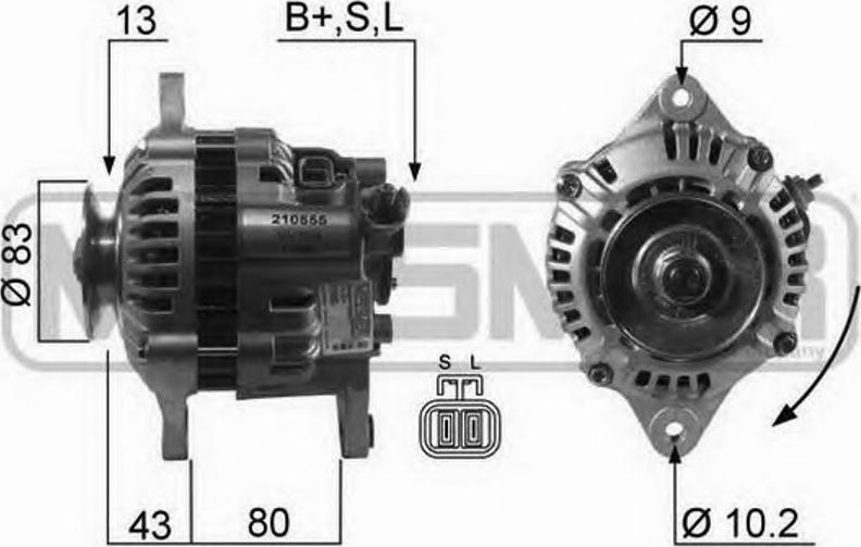 Messmer 210555 - Генератор vvparts.bg