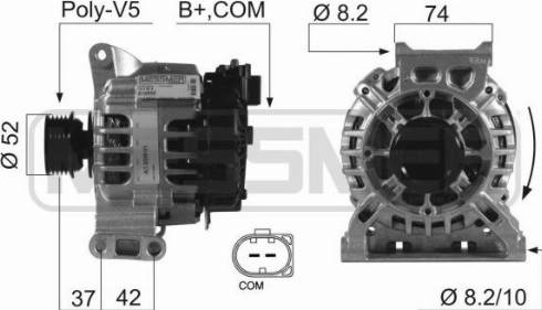 Messmer 210552A - Генератор vvparts.bg