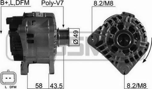 Messmer 210566R - Генератор vvparts.bg