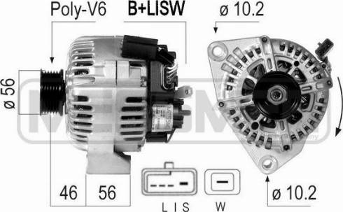 Messmer 210536R - Генератор vvparts.bg