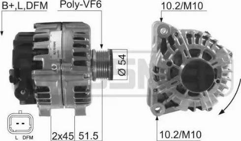 Messmer 210520 - Генератор vvparts.bg