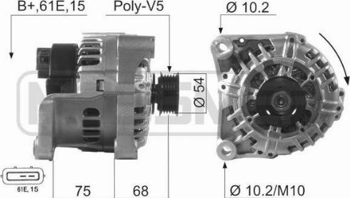 Messmer 210571A - Генератор vvparts.bg