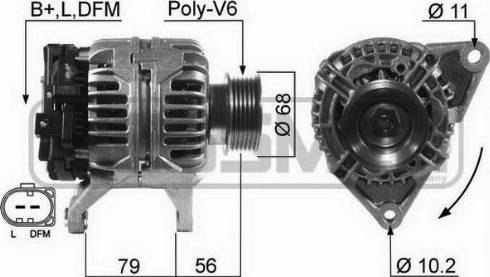 Messmer 210572A - Генератор vvparts.bg