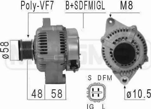 Messmer 210577 - Генератор vvparts.bg