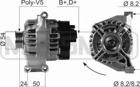 Messmer 210663A - Генератор vvparts.bg