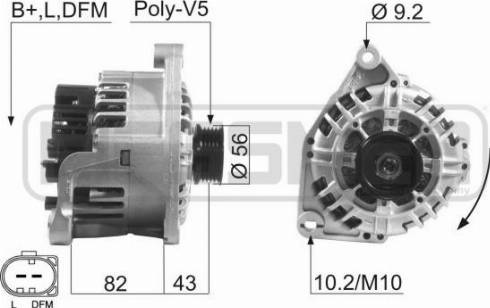 Messmer 210602A - Генератор vvparts.bg