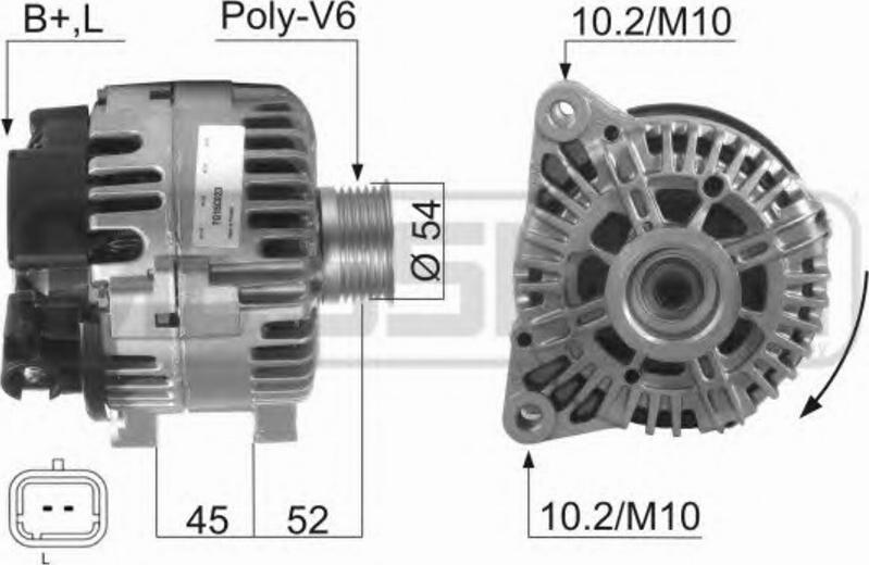 Messmer 210612 - Генератор vvparts.bg