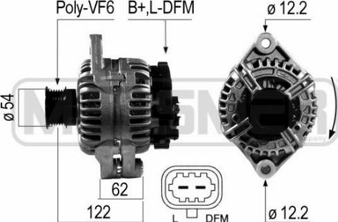 Messmer 210689A - Генератор vvparts.bg