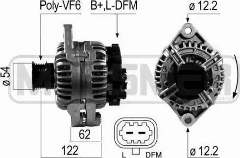 Messmer 210689 - Генератор vvparts.bg