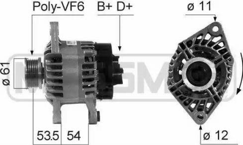 Messmer 210686 - Генератор vvparts.bg