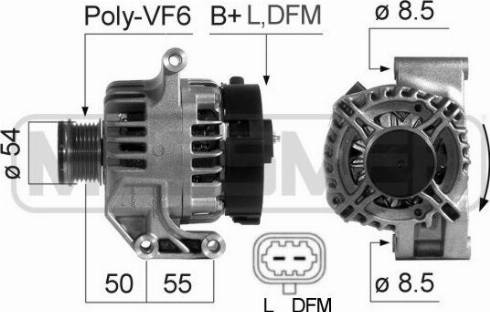 Messmer 210687A - Генератор vvparts.bg