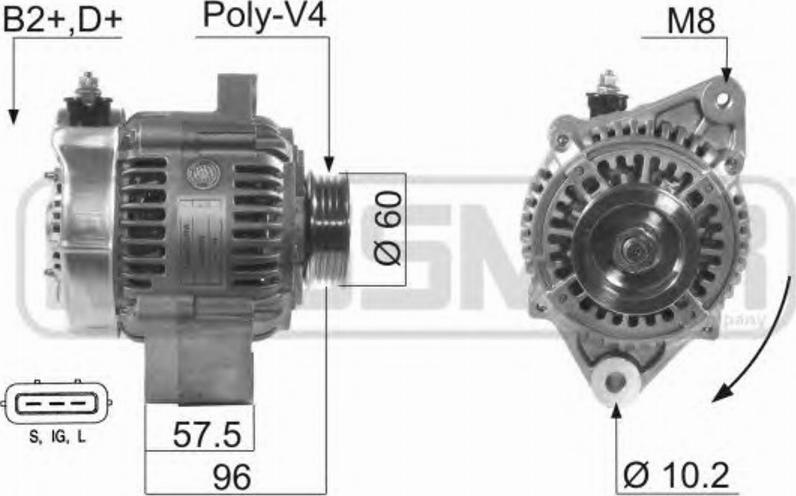 Messmer 210629 - Генератор vvparts.bg