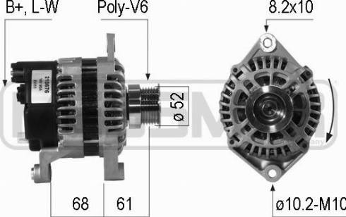 Messmer 210676A - Генератор vvparts.bg