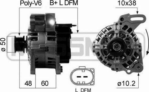 Messmer 210671A - Генератор vvparts.bg