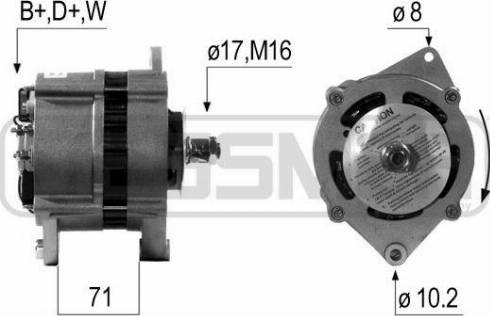 Messmer 210672A - Генератор vvparts.bg