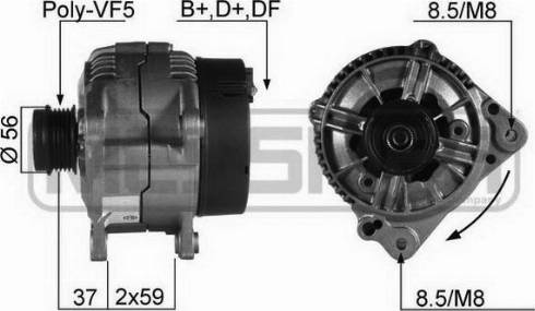 Messmer 210097R - Генератор vvparts.bg