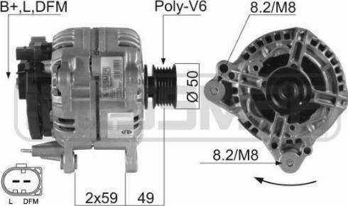 Messmer 210045A - Генератор vvparts.bg