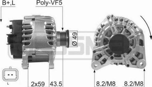 Messmer 210056A - Генератор vvparts.bg