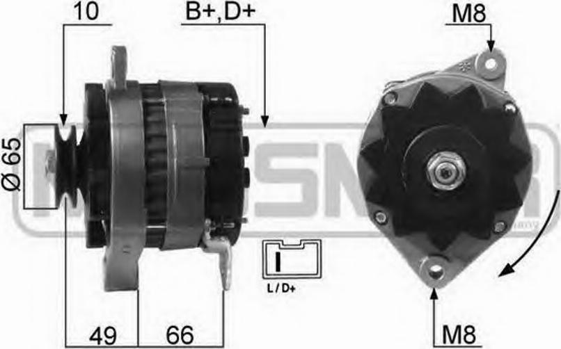 Messmer 210058 - Генератор vvparts.bg