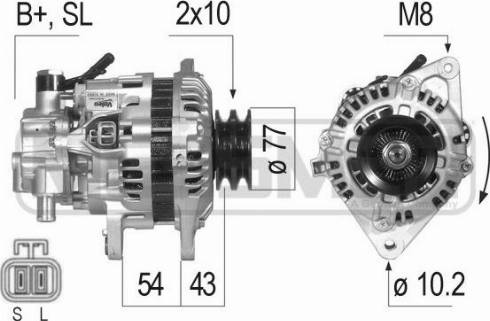 Messmer 210018R - Генератор vvparts.bg