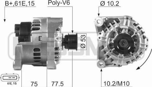 Messmer 210012A - Генератор vvparts.bg