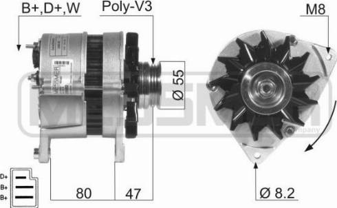 Messmer 210082A - Генератор vvparts.bg