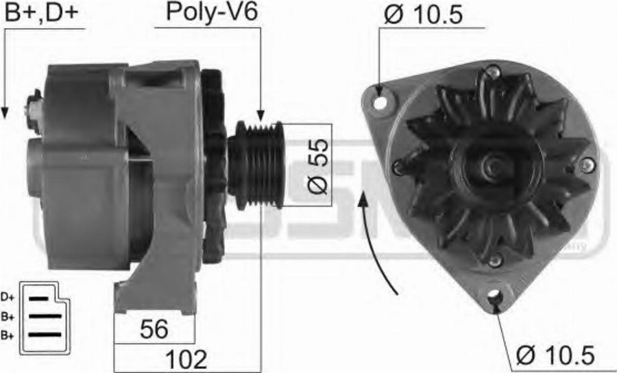 Messmer 210032 - Генератор vvparts.bg