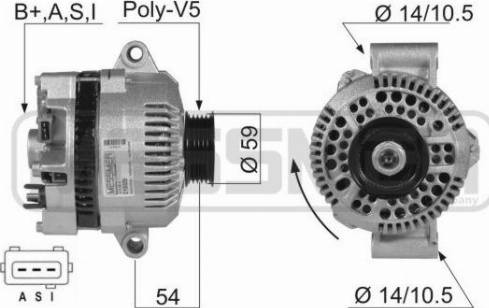 Messmer 210029A - Генератор vvparts.bg