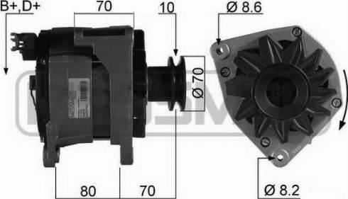 Messmer 210078R - Генератор vvparts.bg