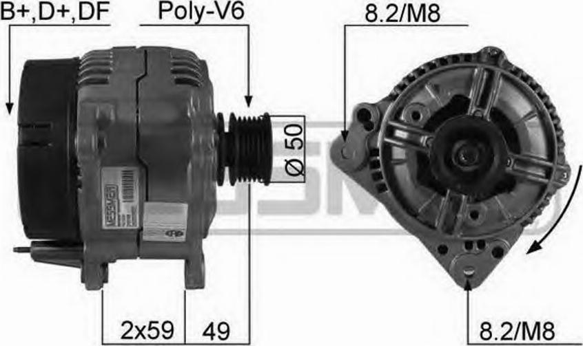 Messmer 210199 - Генератор vvparts.bg