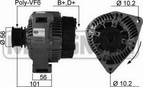 Messmer 210198A - Генератор vvparts.bg