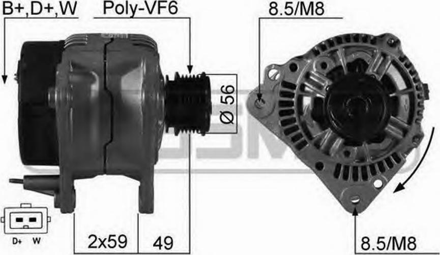 Messmer 210192 - Генератор vvparts.bg