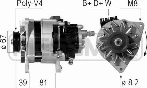 Messmer 210154A - Генератор vvparts.bg