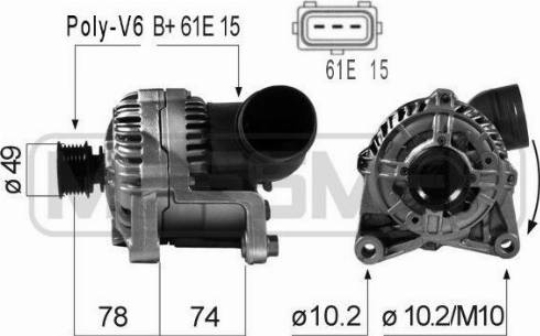 Messmer 210164A - Генератор vvparts.bg