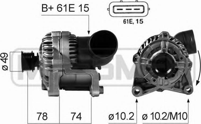 Messmer 210164 - Генератор vvparts.bg