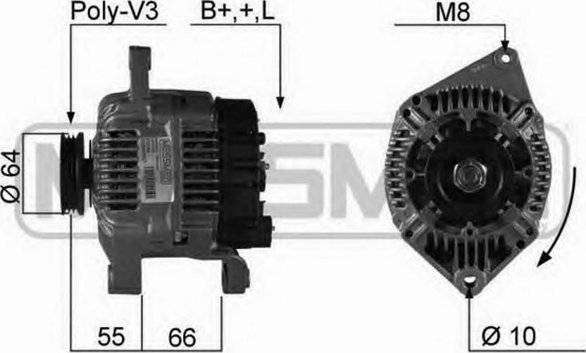 Messmer 210166 - Генератор vvparts.bg