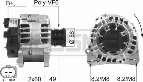 Messmer 210167A - Генератор vvparts.bg