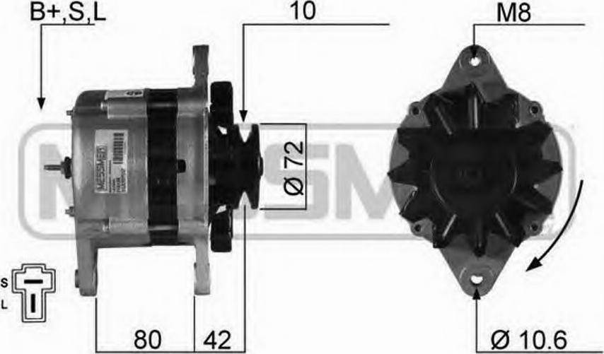 Messmer 210105 - Генератор vvparts.bg