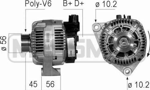 Messmer 210184A - Генератор vvparts.bg