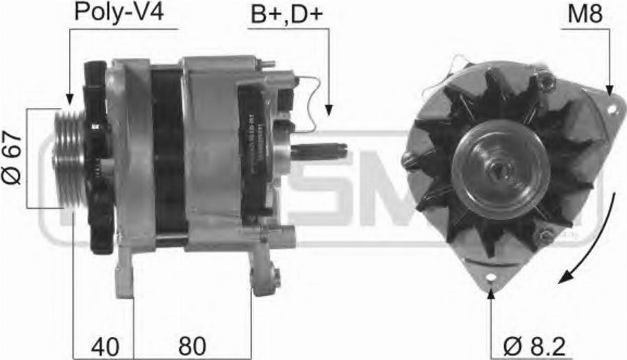 Messmer 210185 - Генератор vvparts.bg