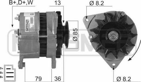 Messmer 210188A - Генератор vvparts.bg