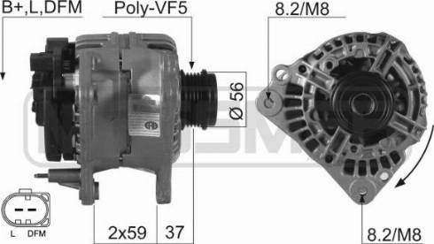 Messmer 210183R - Генератор vvparts.bg