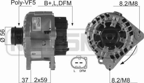 Messmer 210134A - Генератор vvparts.bg