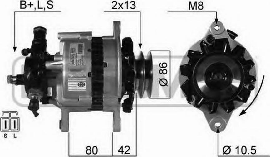 Messmer 210135 - Генератор vvparts.bg