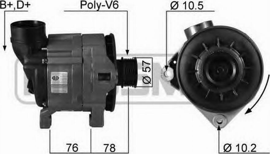 Messmer 210130 - Генератор vvparts.bg