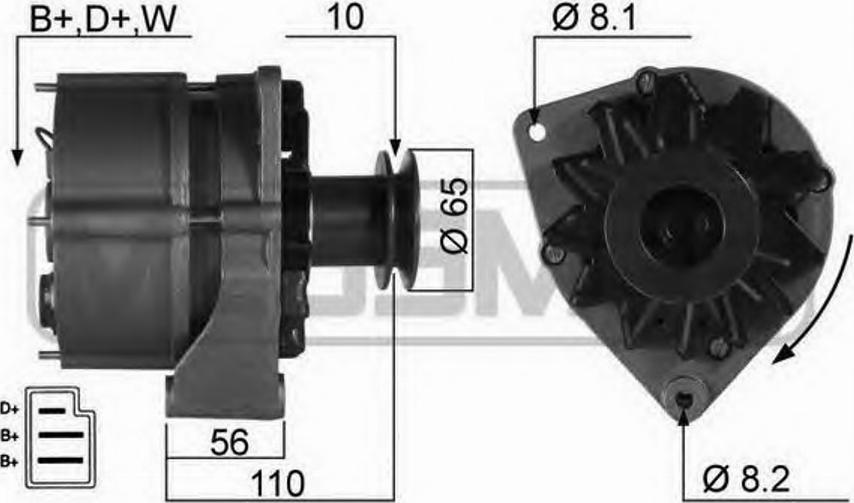 Messmer 210126 - Генератор vvparts.bg