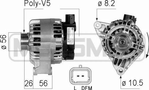 Messmer 210123A - Генератор vvparts.bg